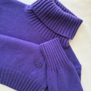 Tory Sport Cashmere Turtleneck Sweater Size Medium